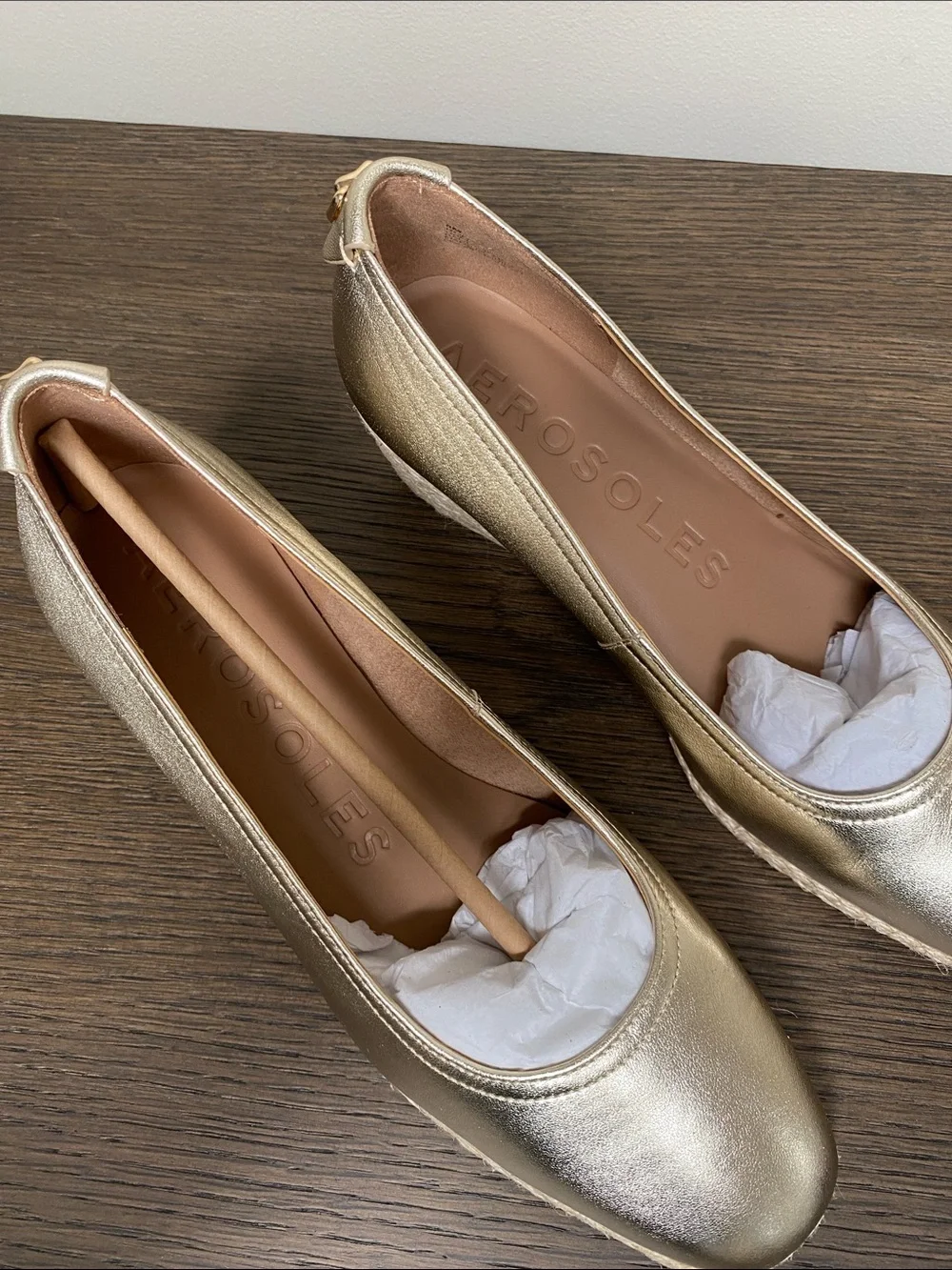 Aerosoles Roma Espadrille Wedge Pump size 8